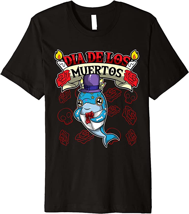 Dia De Los Muertos – Day Of The Dead – Dolphin Premium T-Shirt