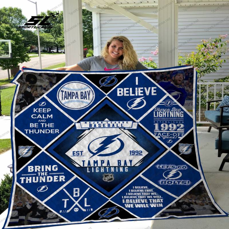 H – Tampa Bay Lightning 9 Quilt Blanket