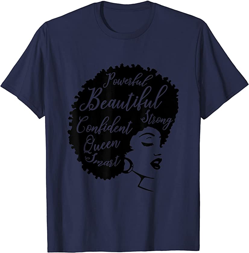 Black Queen African American Unapologetic Afro afrocentric T-Shirt