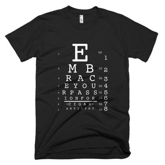 Cigar Eye Chart Short Sleeve Shirt