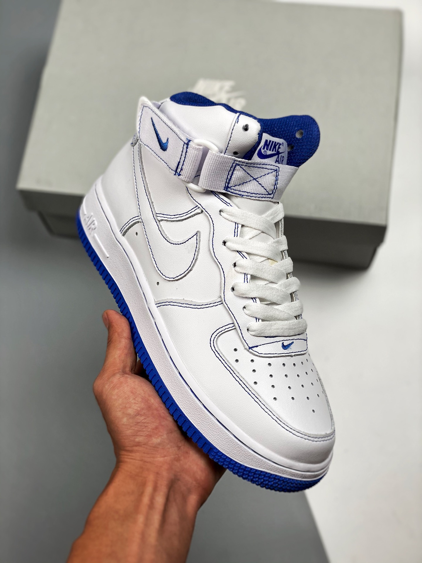 Nike Air Force 1 High WhiteRoyal Blue CV1753-101 5340565