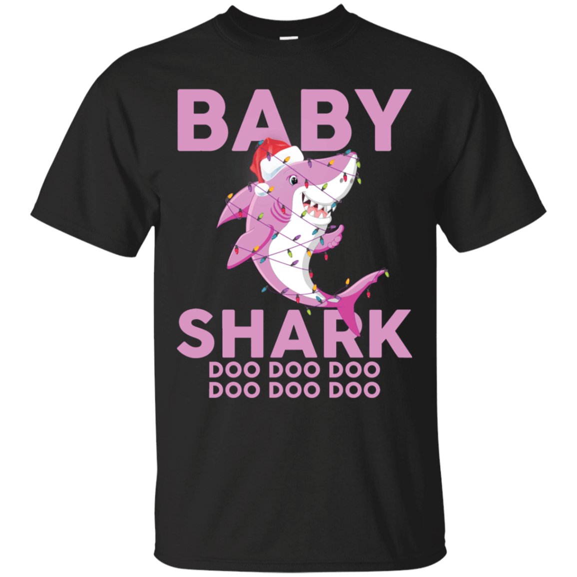 Baby Shark Doo Doo Doo Funny Christmas Daughter T-Shirt T-Shirt