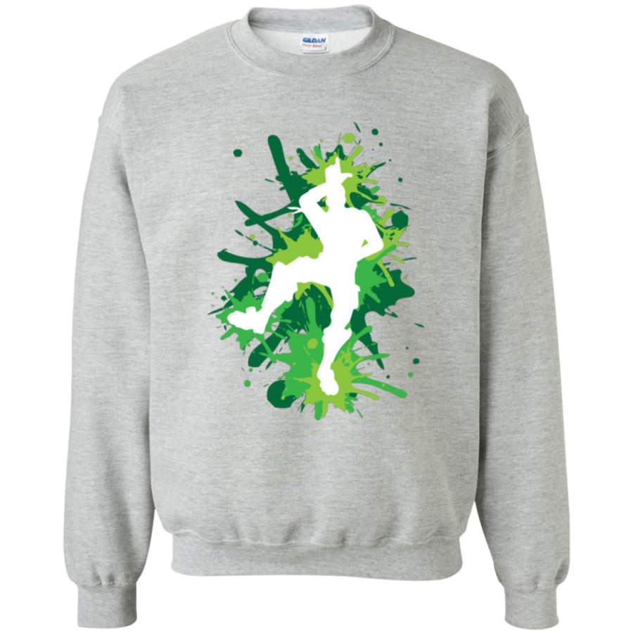 AGR Gaming – L Dance Move – Green Crewneck Pullover Sweatshirt