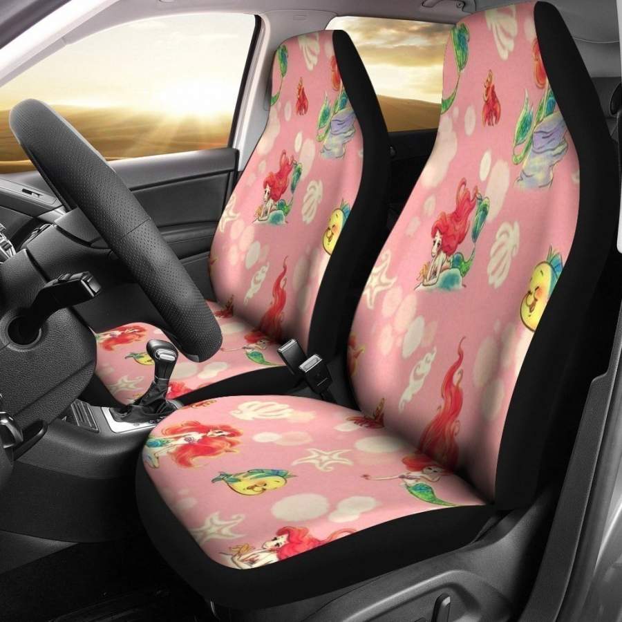 Art Little Mermaid Ariel Car Seat Covers