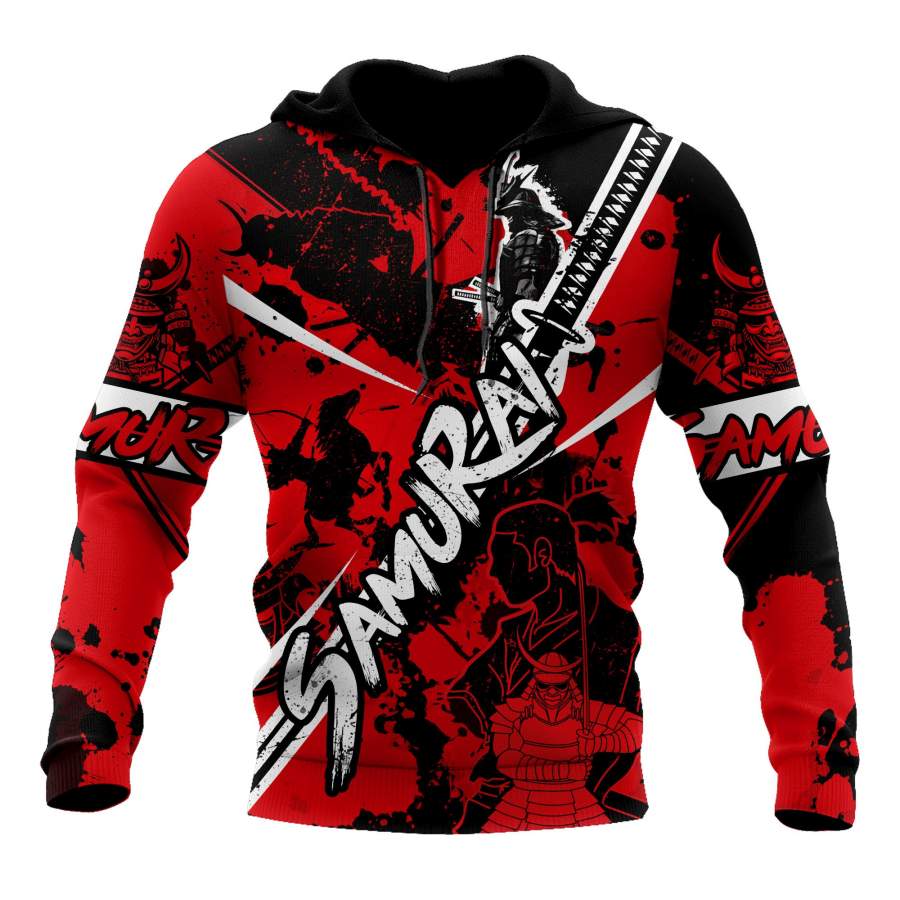 Samurai Tattoo 3D Over Printed Shirt for Men and Women