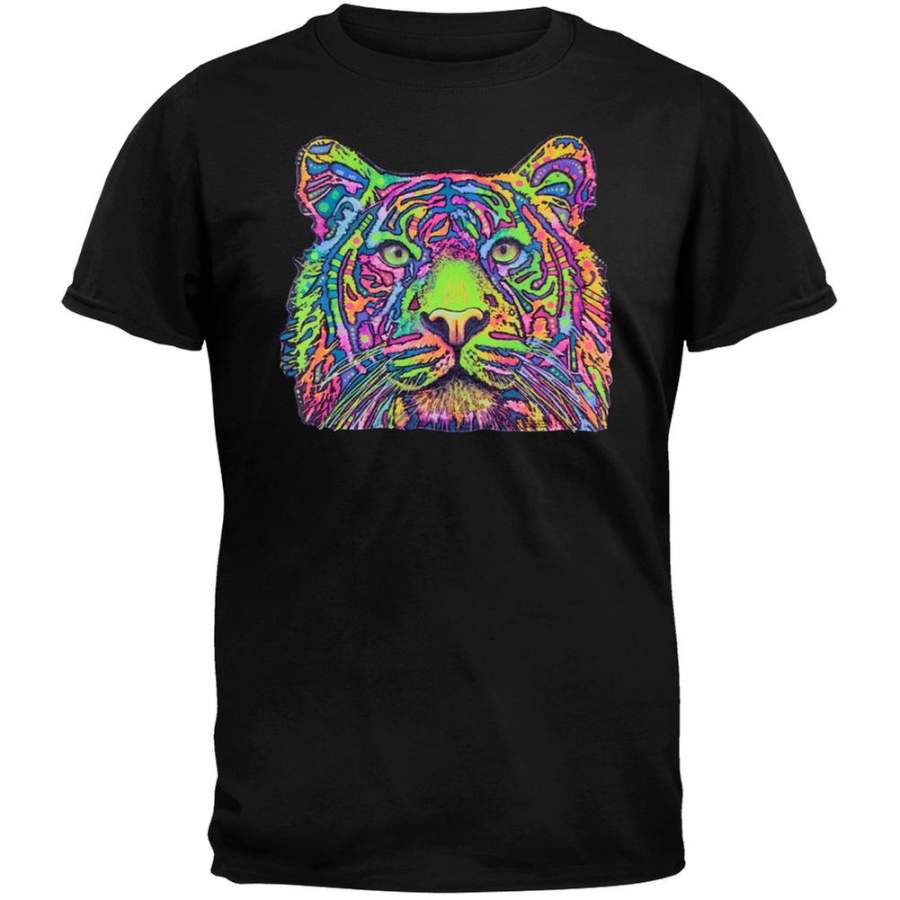 Tiger Neon Black Light Youth T-Shirt