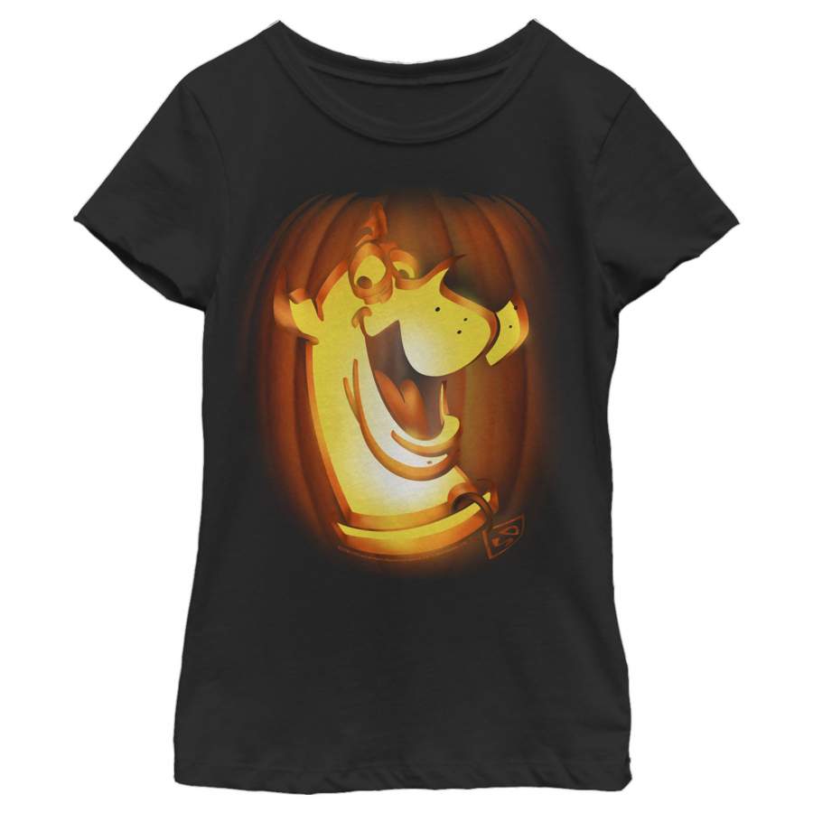 Scooby Doo Girl’s Carved Pumpkin  T Shirt