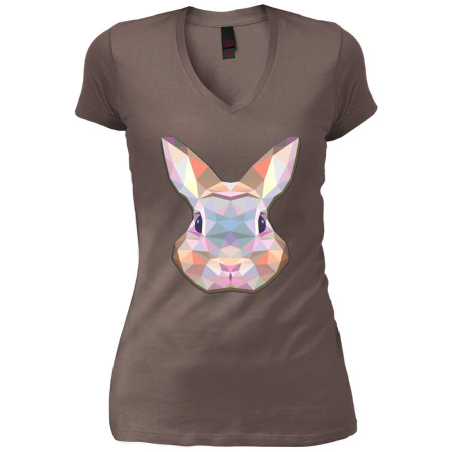 Rabbit Hare Animals Gift V-Neck T-Shirt