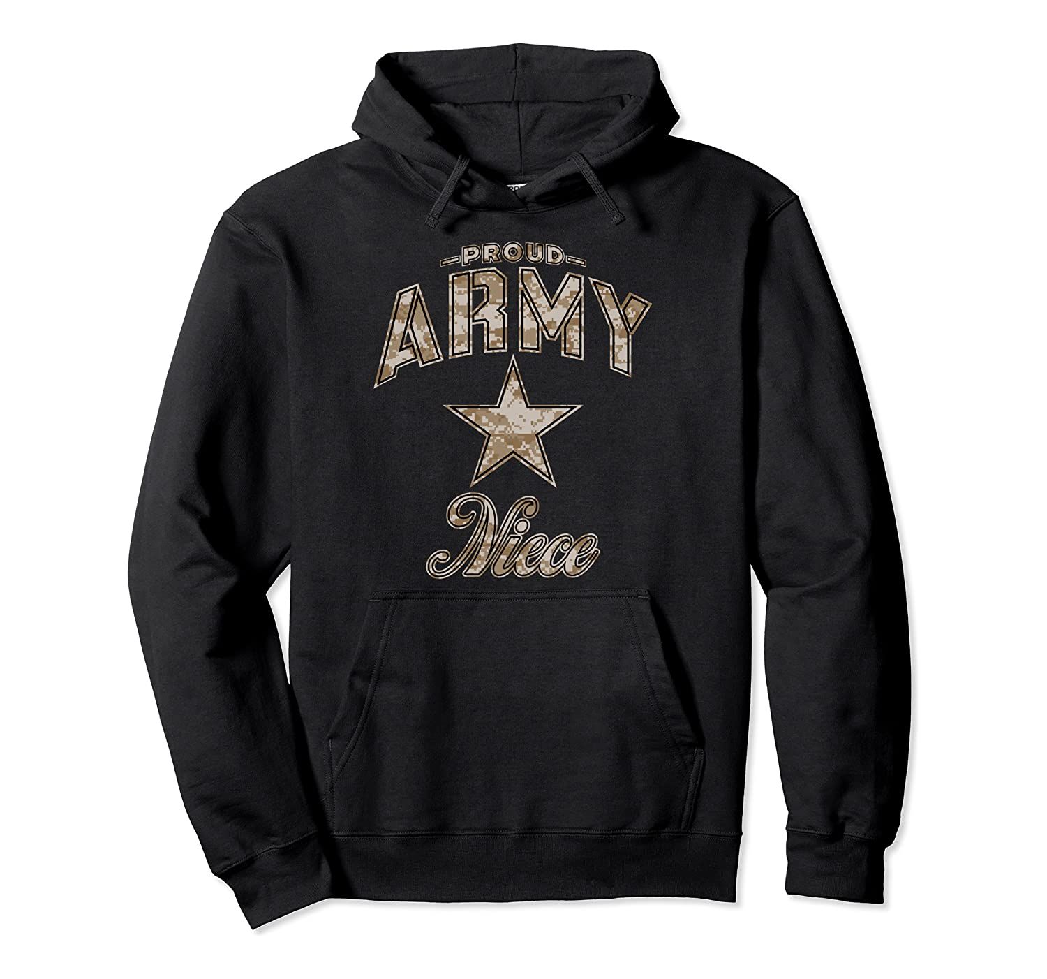 Army Niece Hoodie for Women (Camo) T …
