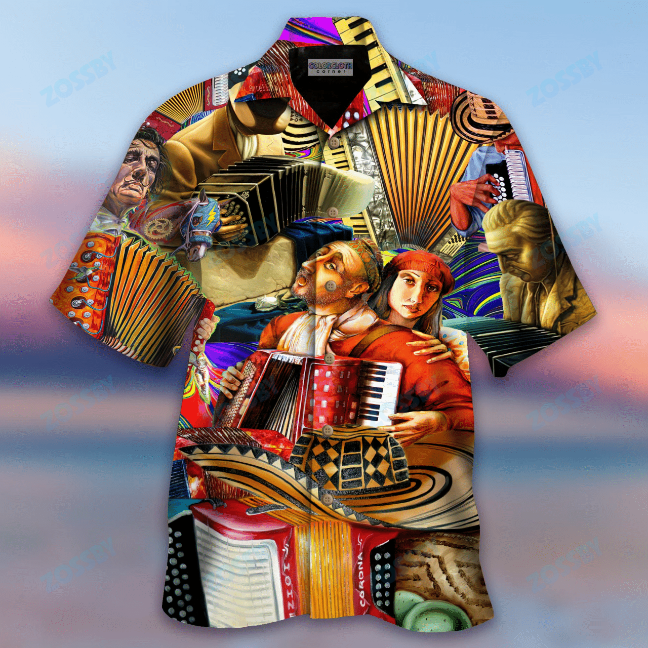 Where Words Failed Accordion Speaks Unisex Hawaiian Shirt