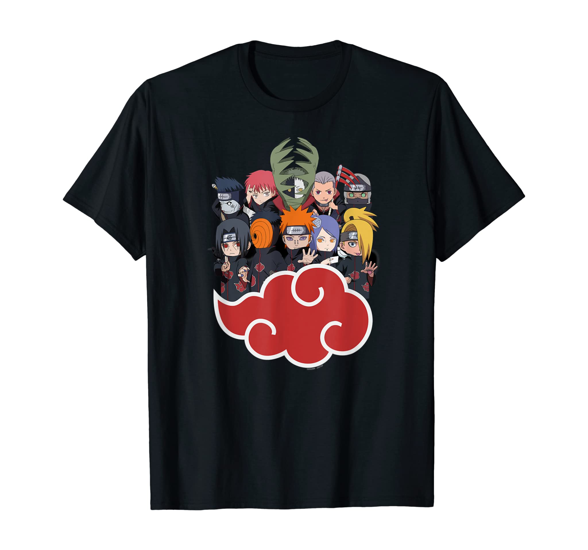 Naruto Shippuden Akasuki Group Sd T-Shirt