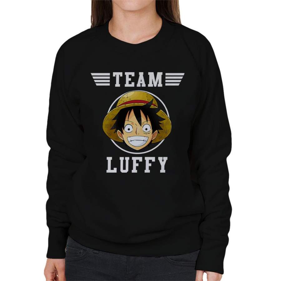 Team Monkey D Luffy One Piece Women’s Sweatshirt