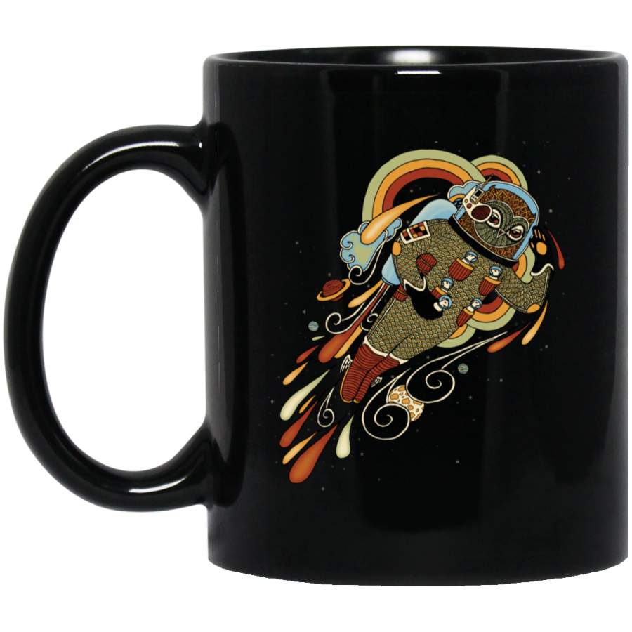 Owlnaut Design Vintage Sport Mug Black Mug