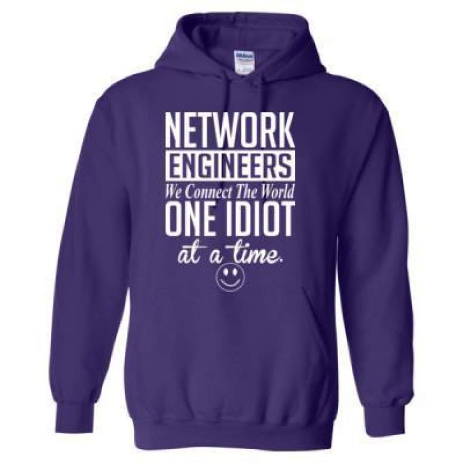 AGR Network Engineers We Connect The World One Idiots At A Time – Heavy Blend™ Hooded Sweatshirt