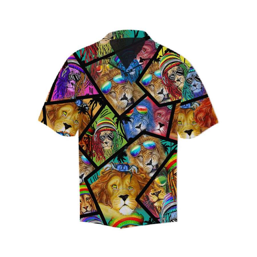 Twenty Shades Lion Beach Sleeves Shirt TP