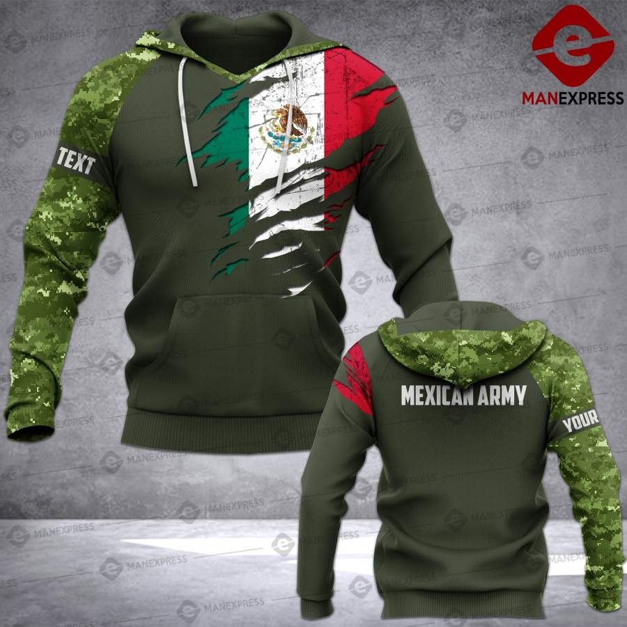 AH MEXICAN ARMY 3D PRINTED HOODIE/TSHIRT