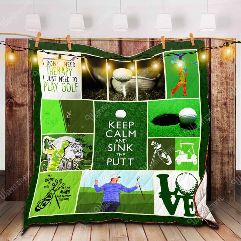 Play Golf Kp 3D Personalized Customized Quilt Blanket 3220 Design By Exrain.Com