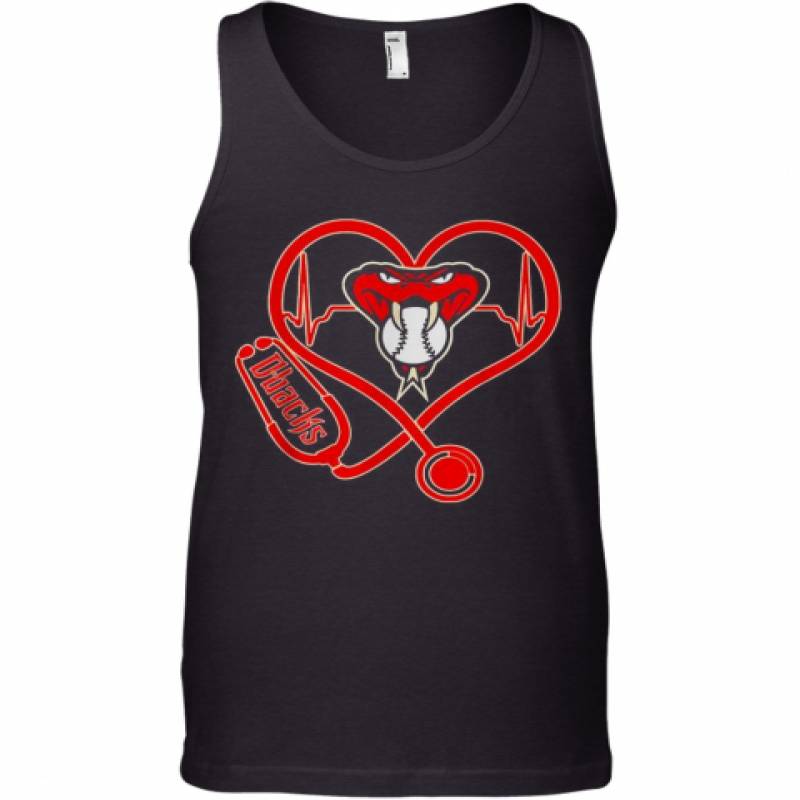 Nurse Heart Arizona Diamondbacks Tank Top