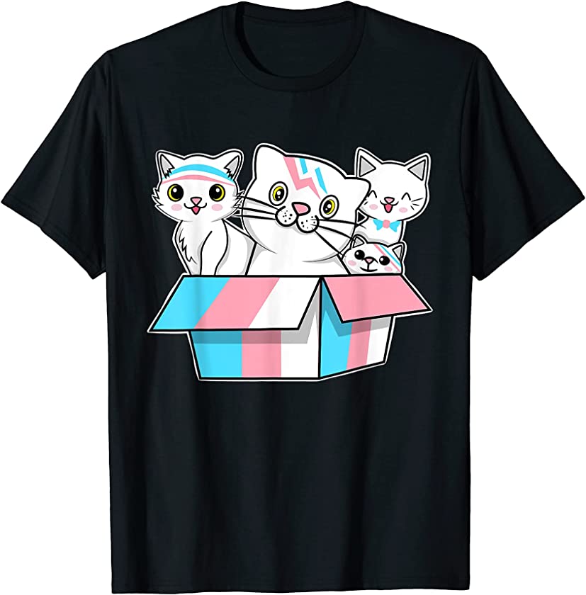 Kitten Pet LGBTQ Transsexual Pride Kawaii T-Shirt