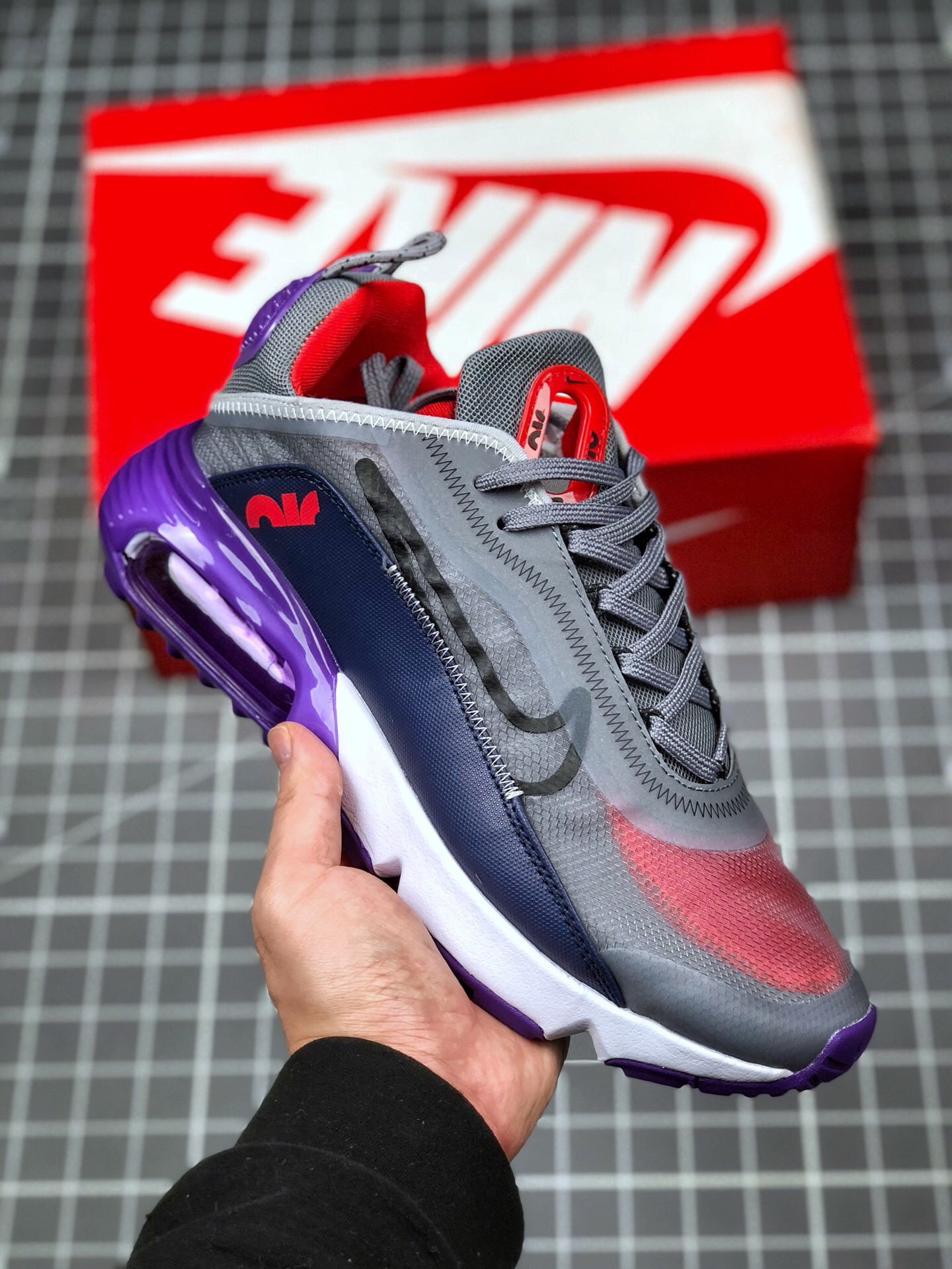 Nike Air Max 2090 NavyPurple-Dark Grey-Red 5339863