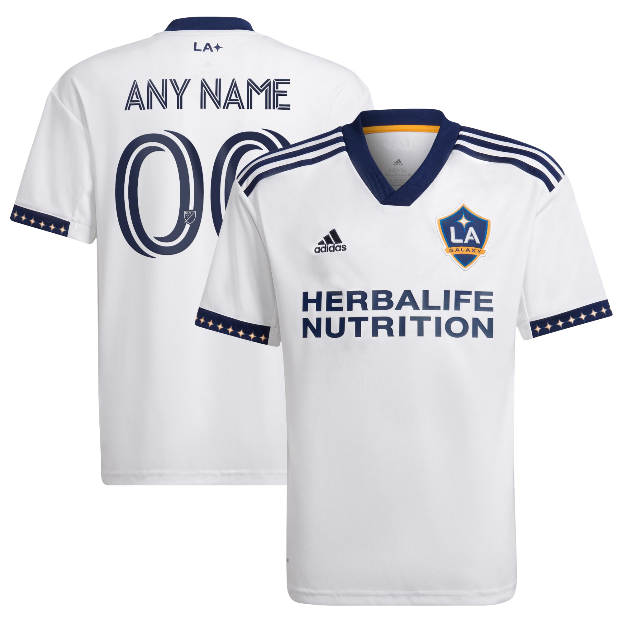 LA Galaxy Youth 2022 City of Dreams Kit Replica Custom Jersey – White