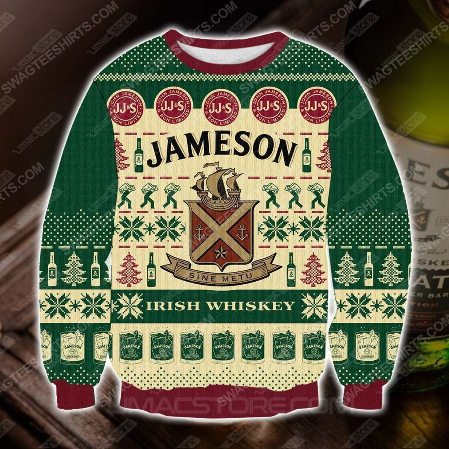 [Special Edition] Jameson Irish Whiskey Ugly Christmas Sweater – Maria