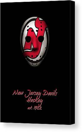 New Jersey Devils Established Joe Hamilton Canvas Print