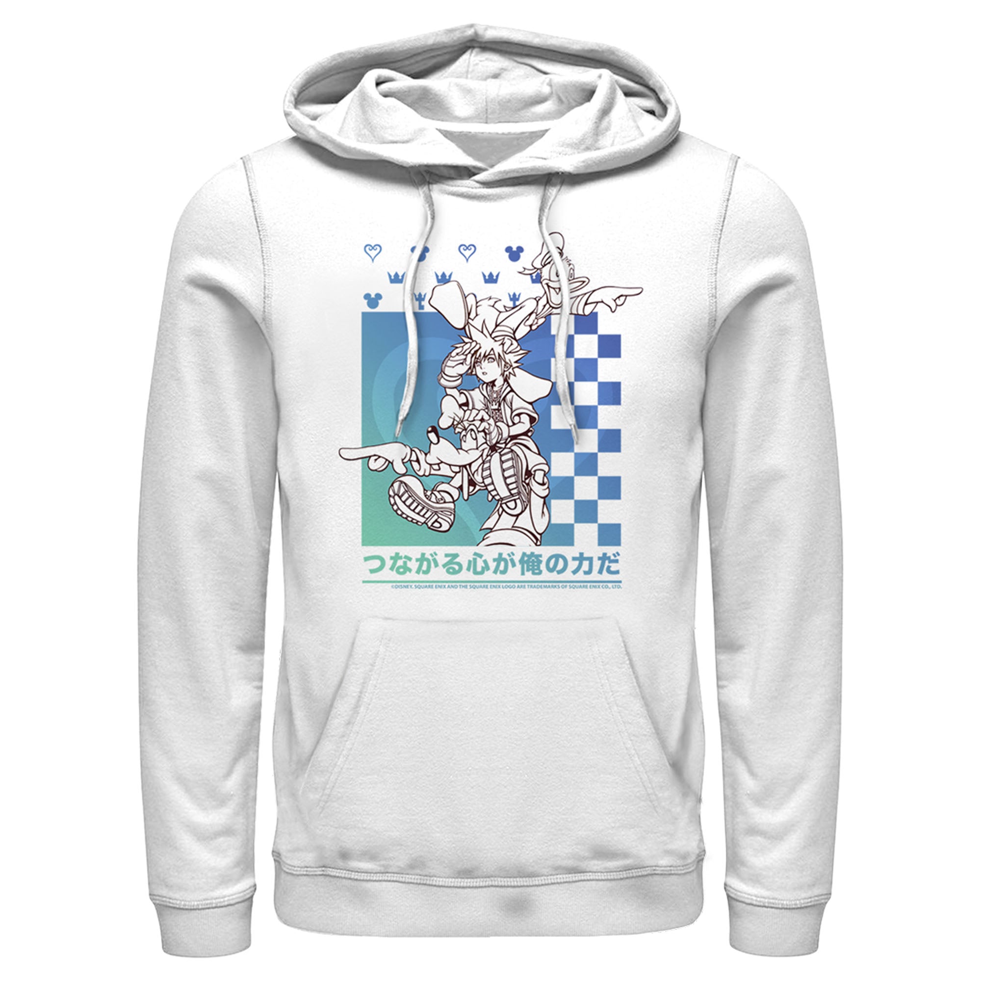 Men’S Kingdom Hearts 1 Friendship Tower Pull Over Hoodie