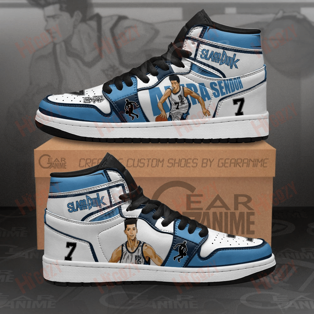 Akira Sendoh Sneakers Custom Anime Slam Dunk Shoes