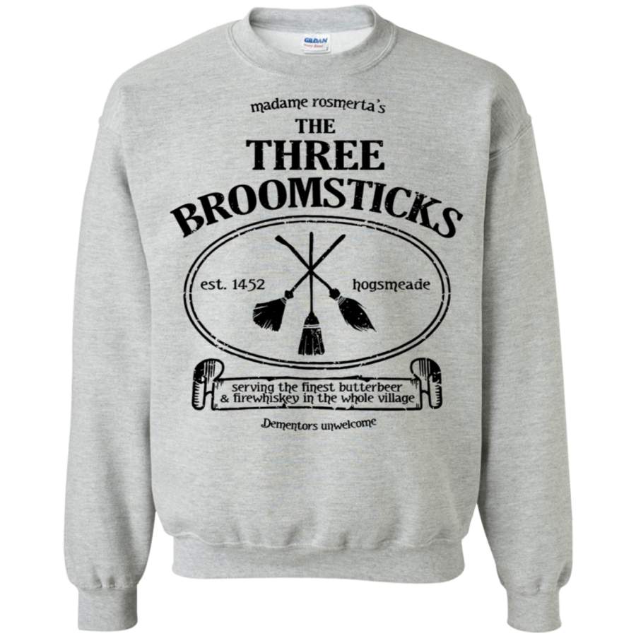 AGR The Three Broomsticks Crewneck Pullover Sweatshirt