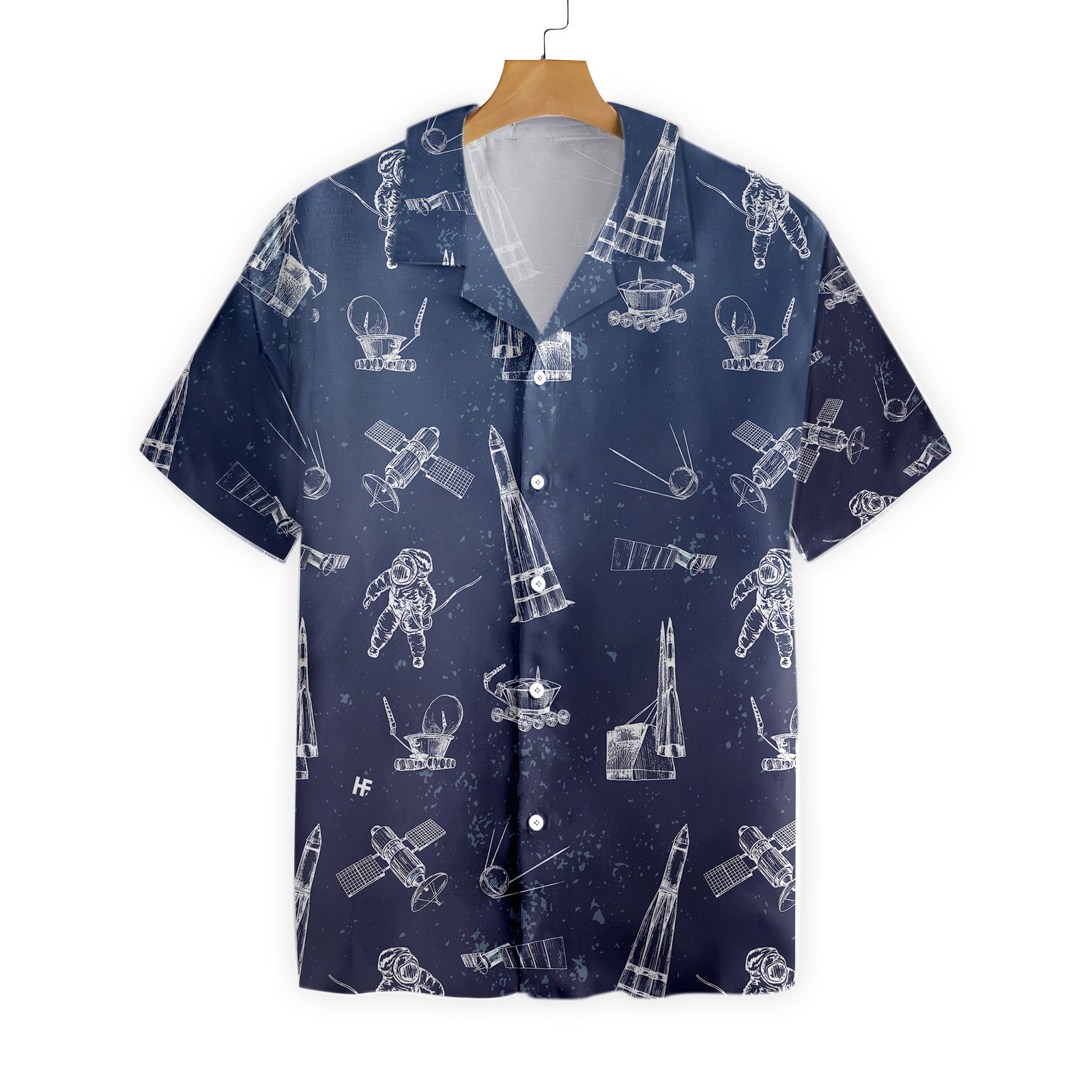 Spaceship And Spaceman Hawaii Shirt Ha107030