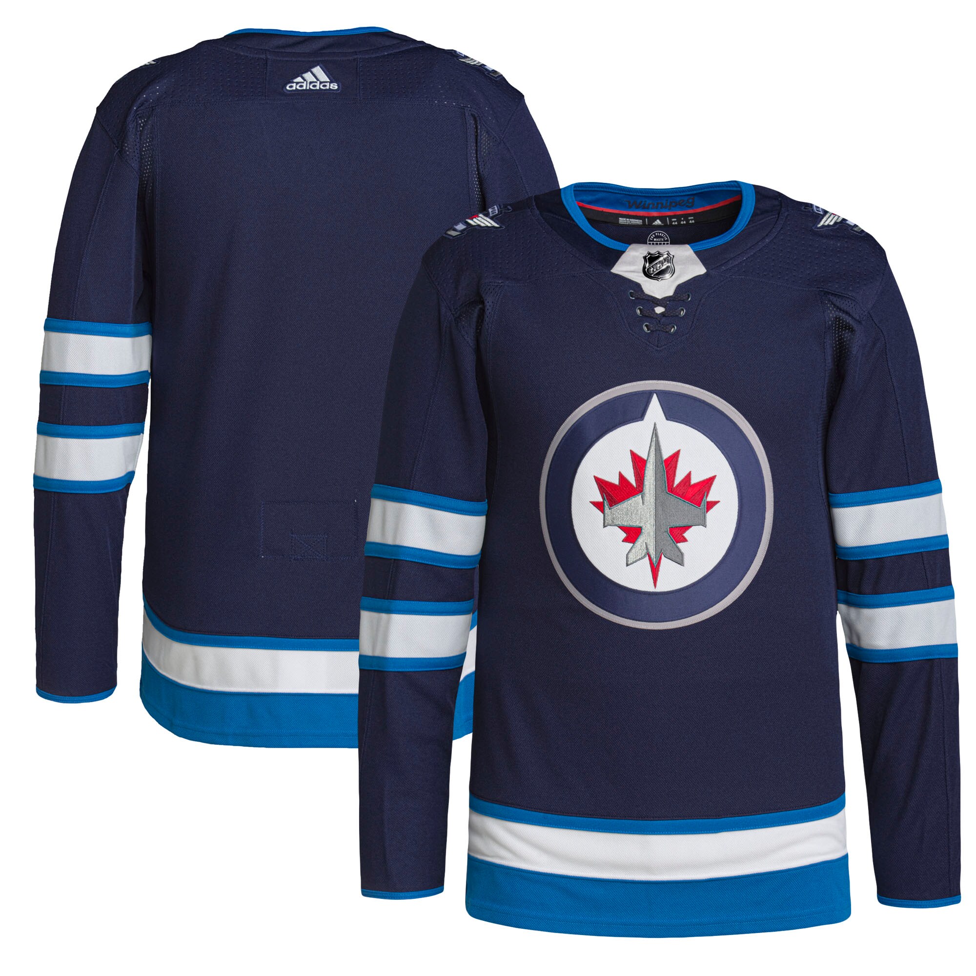 Men's Winnipeg Jets adidas Navy Home Authentic Pro Jersey