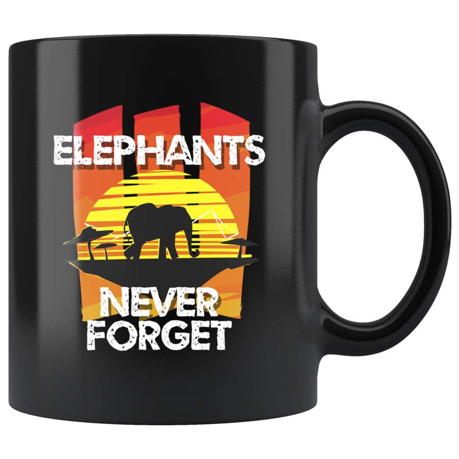 Elephants Never Forget Novelty Mug