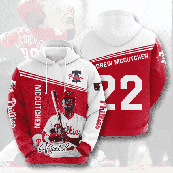 Andrew Mccutchen Philadelphia Phillies 3D Printed Hoodie/Zipper Hoodie