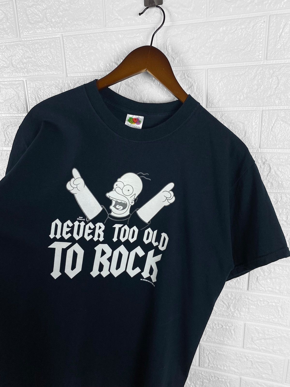 Vintage Homer Simpson Never too old to rock t shirt T shirt Sweater Hoodie