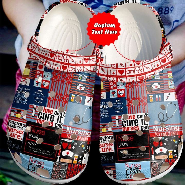 Nurse Crocs – Nurse Pattern Clog Shoes For Men And Women