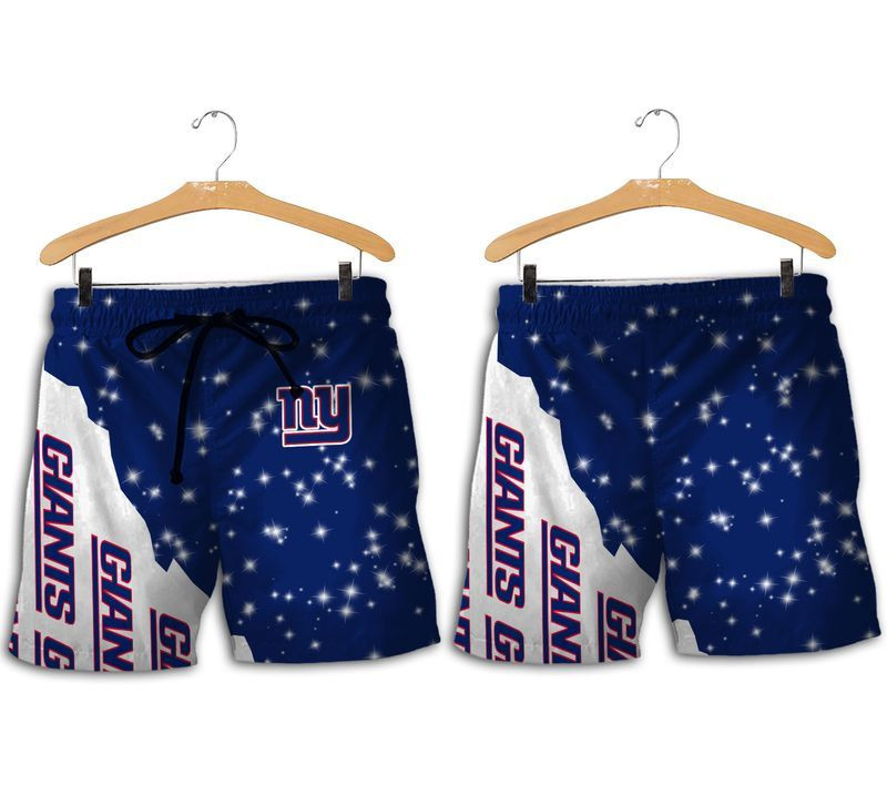 New York Giants Bling Bling Hawaii Shirt And Shorts Summer Collection H97