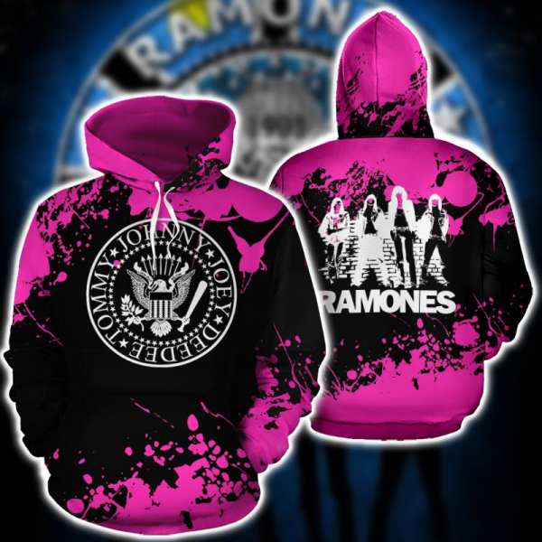 Ramones 3D Unisex Hoodie Hn