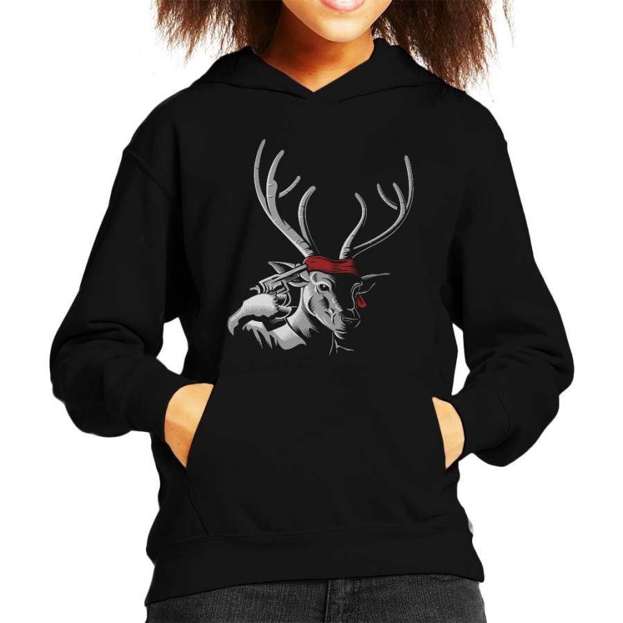 The Deer Hunter Parody Kid’s Hooded Sweatshirt