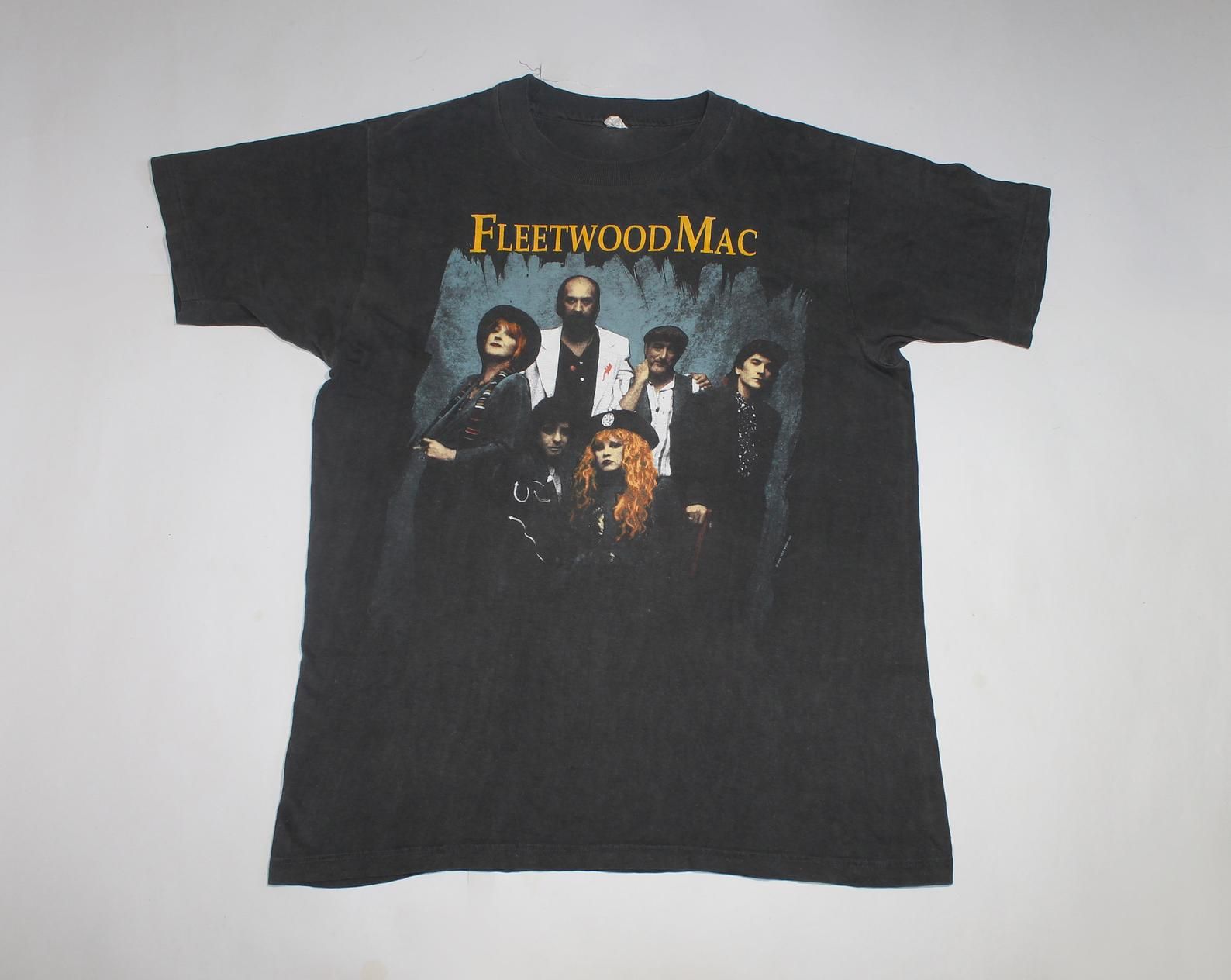 1990 Fleetwood Mac Shirt English-American Pop Rock Band Shirt Soft Rock M