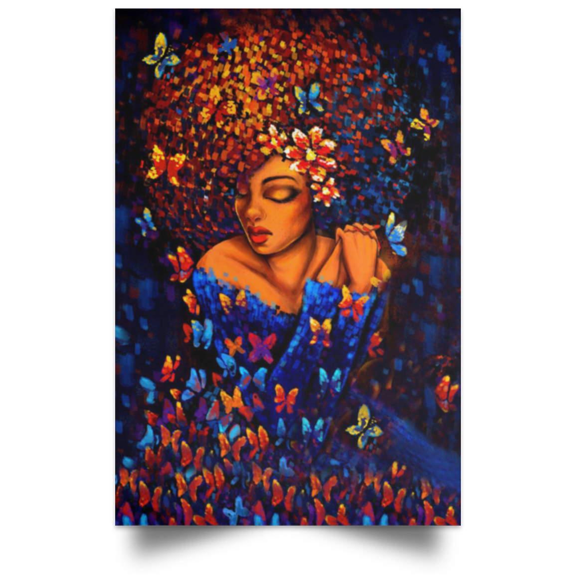 Black Girl Pride Magic Beauty Vertical Poster