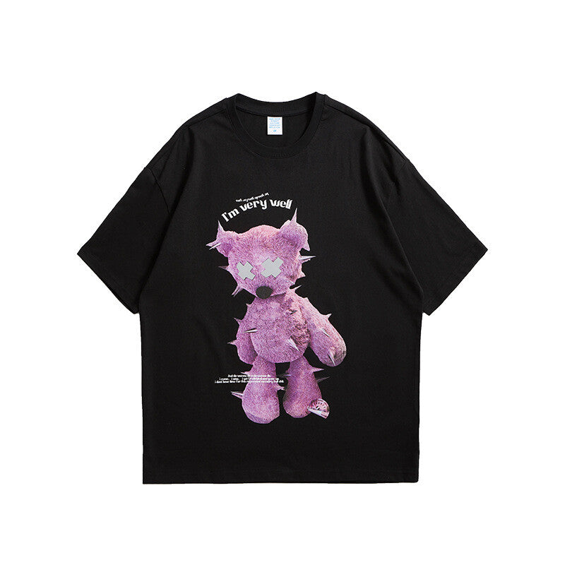 Spike Teddy Bear S/S T-Shirt (2 Color)