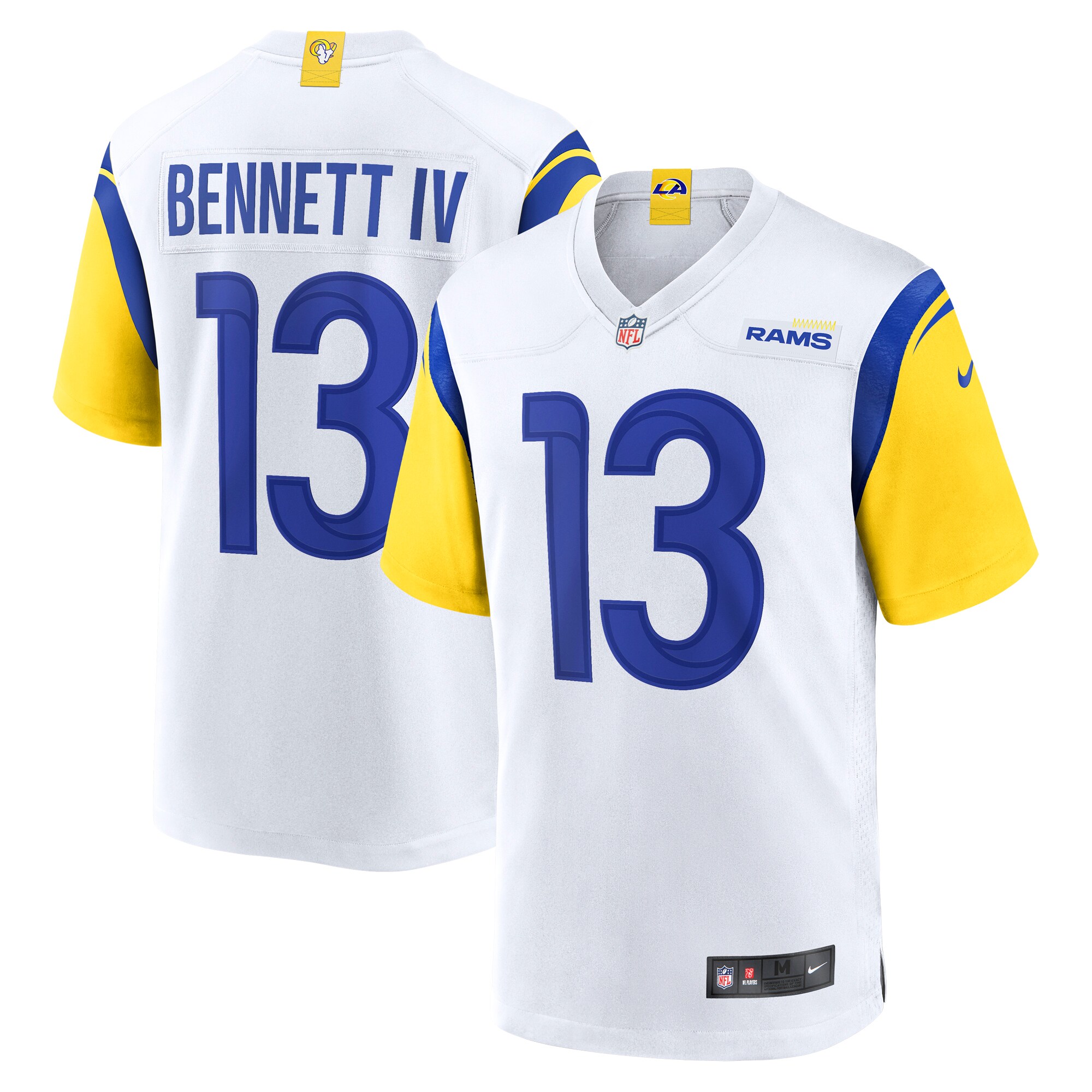 Stetson Bennett Los Angeles Rams Game Jersey – White