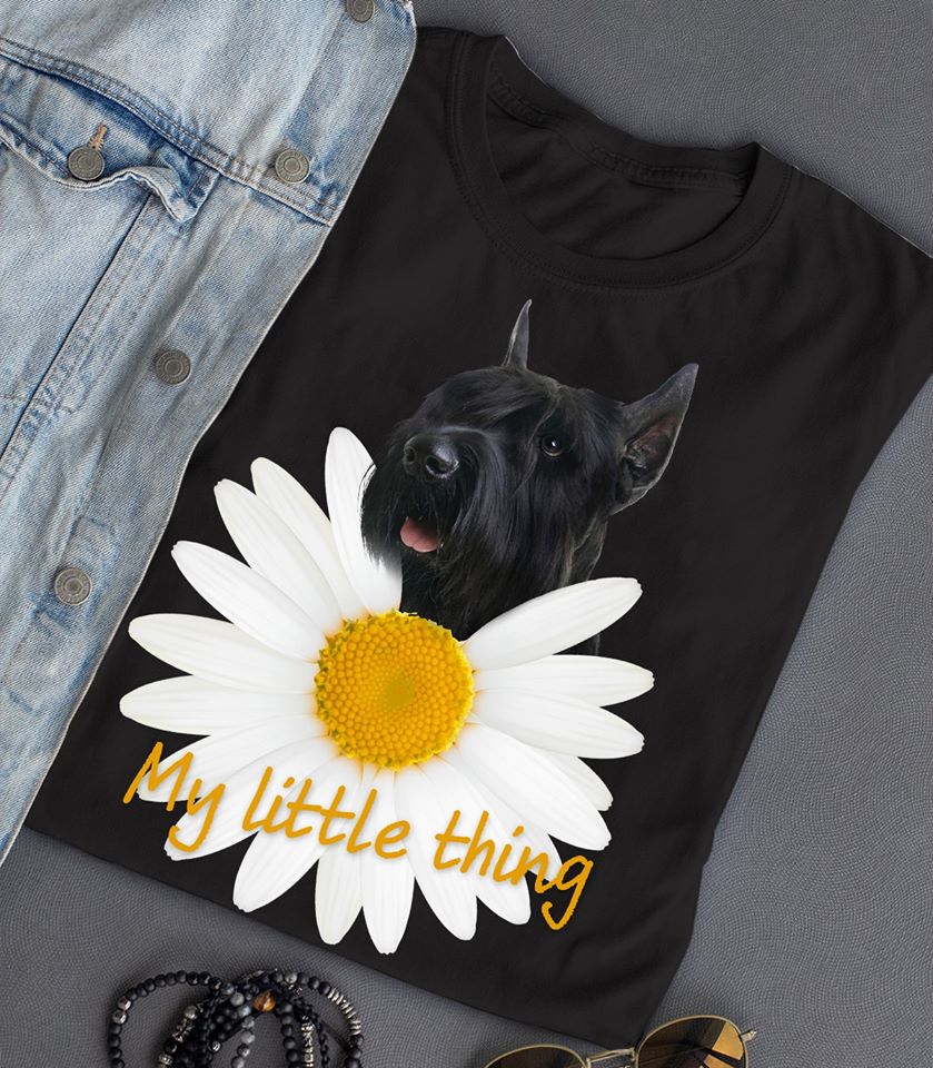 Black Dog Daisy My Little Thing Standard Men T-shirt