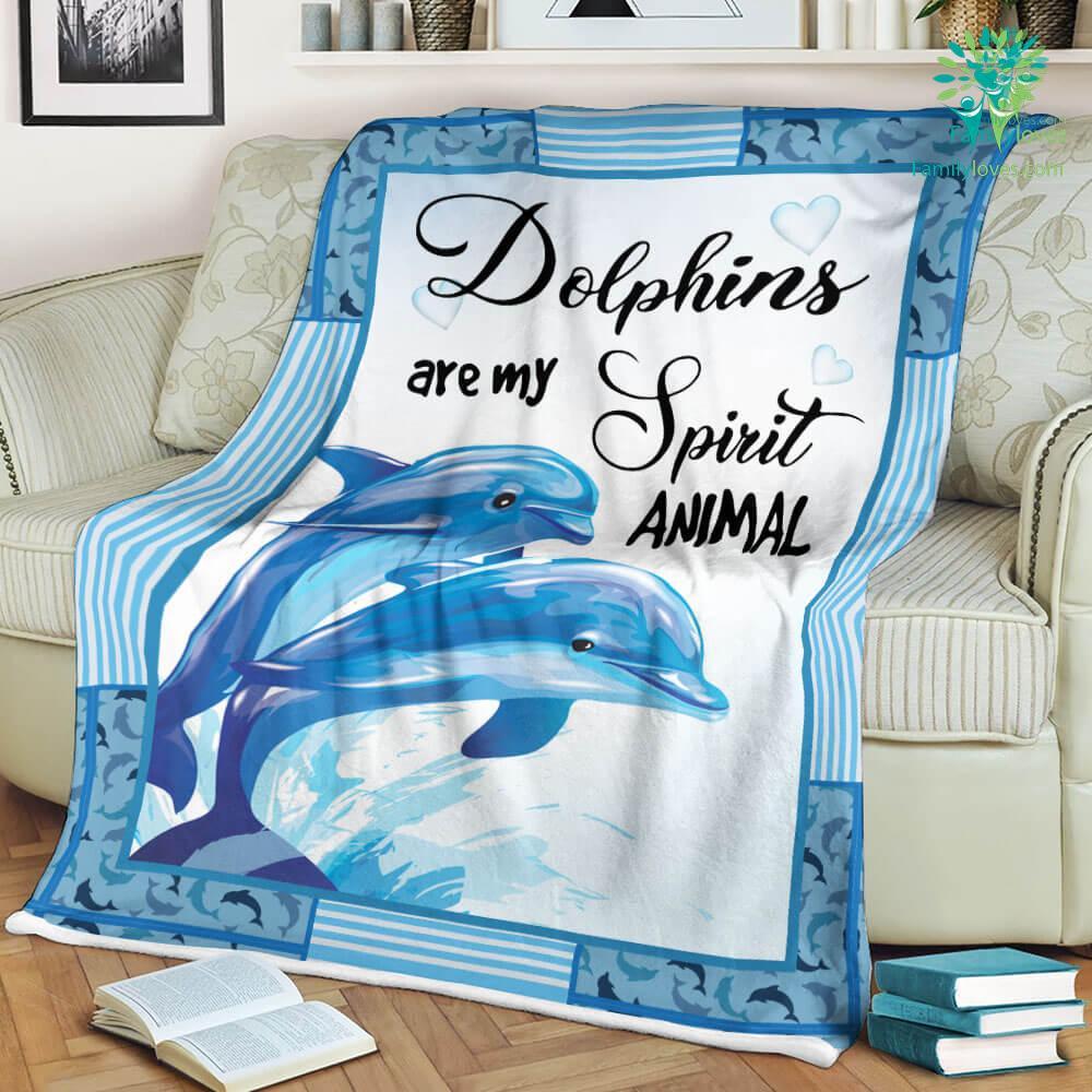 Dolphin Sherpa Fleece Blanket