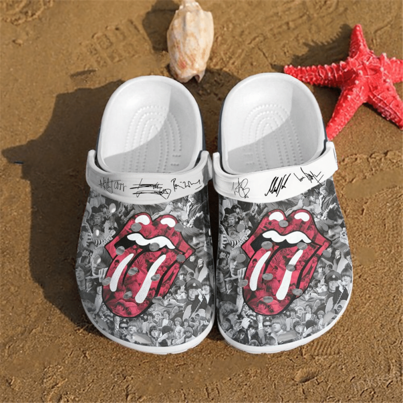 Waybackapparel The Rolling Stones 3D Crocband Clog