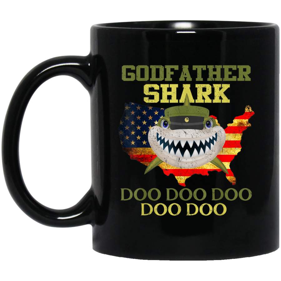 Army Shark Godfather Gift Lover Shirts Veterans Day  Mug