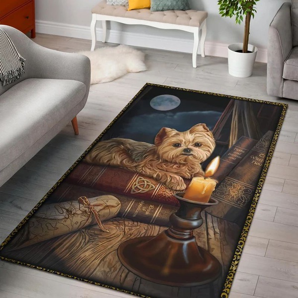 Yorkshire Terrier 8 Area Rug Living Room Rug Home Decor Floor Decor VH3