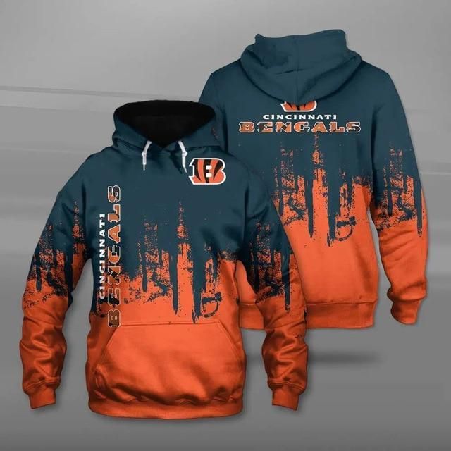 Limited Edition Football Hoodie Cincinnati Bengals 3D Hoodie