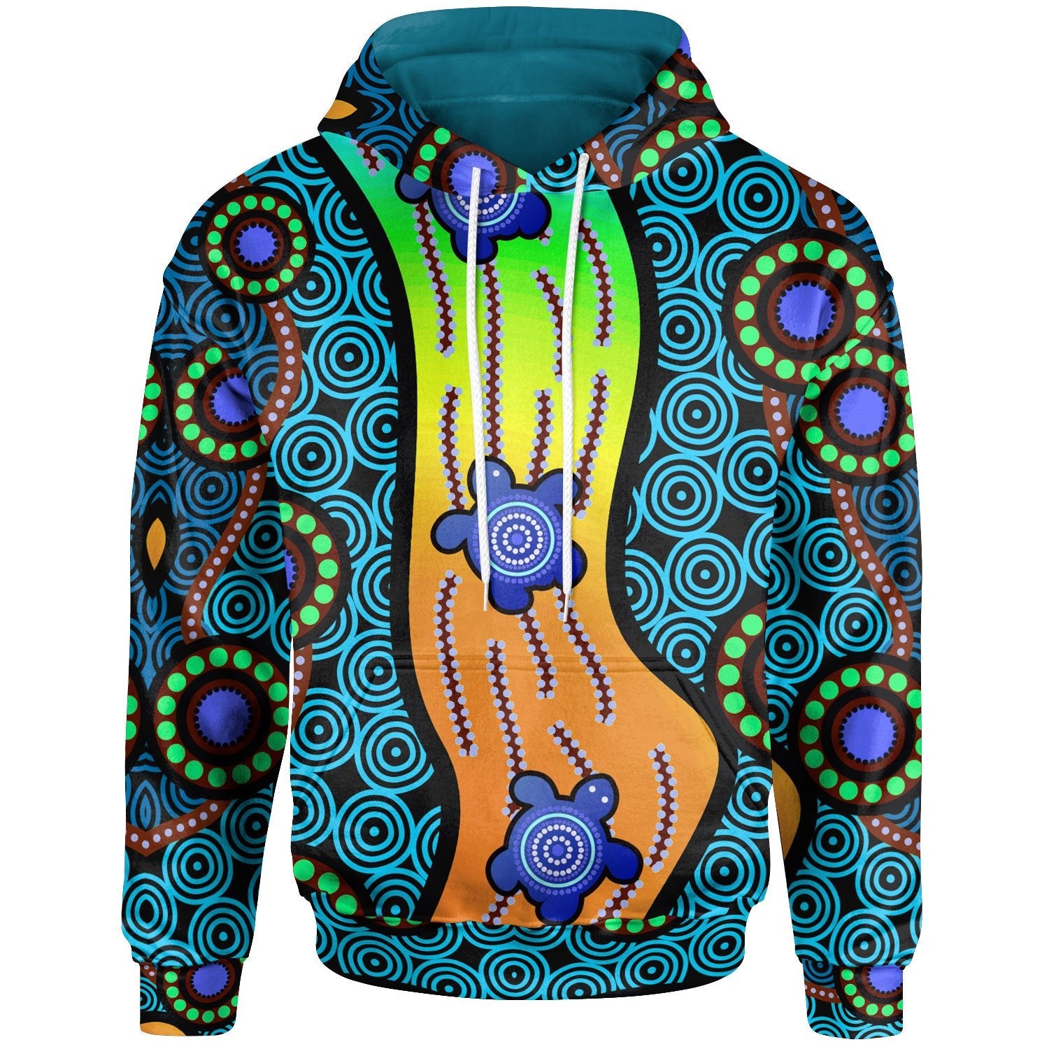 Hoodie – Aboriginal Turtle – BRANDAX